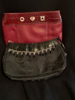 Brighton Red and Black Pouch Set